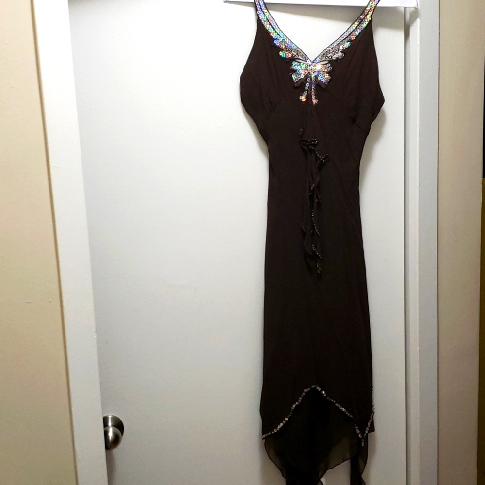 Dress by Lucy Paris, brown color, size M